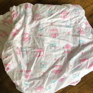 Baby girl crib sheet